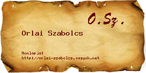 Orlai Szabolcs névjegykártya
